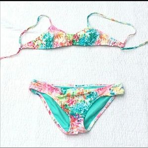 Multi colored bikini